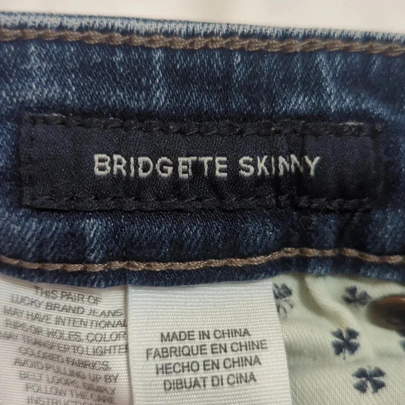 Lucky Brand Brigette Skinny Jean, Color Monsoon Size 24 - Picture 15 of 16